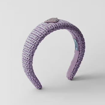 Prada Crochet Headband in Lily