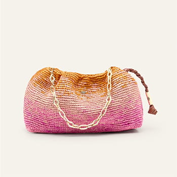 ba&sh June Bag with Gradient in Rose