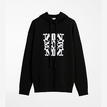 Max Mara Wool Sweatshirt in Black 