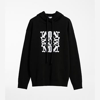 Max Mara Wool Sweatshirt in Black 