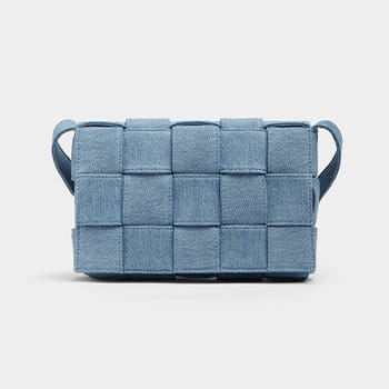 Bottega Veneta Indigo Washed Cassette Bag 