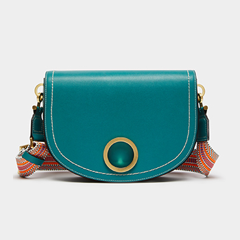 Max & Co. Leather Luna Bag in Light Blue 