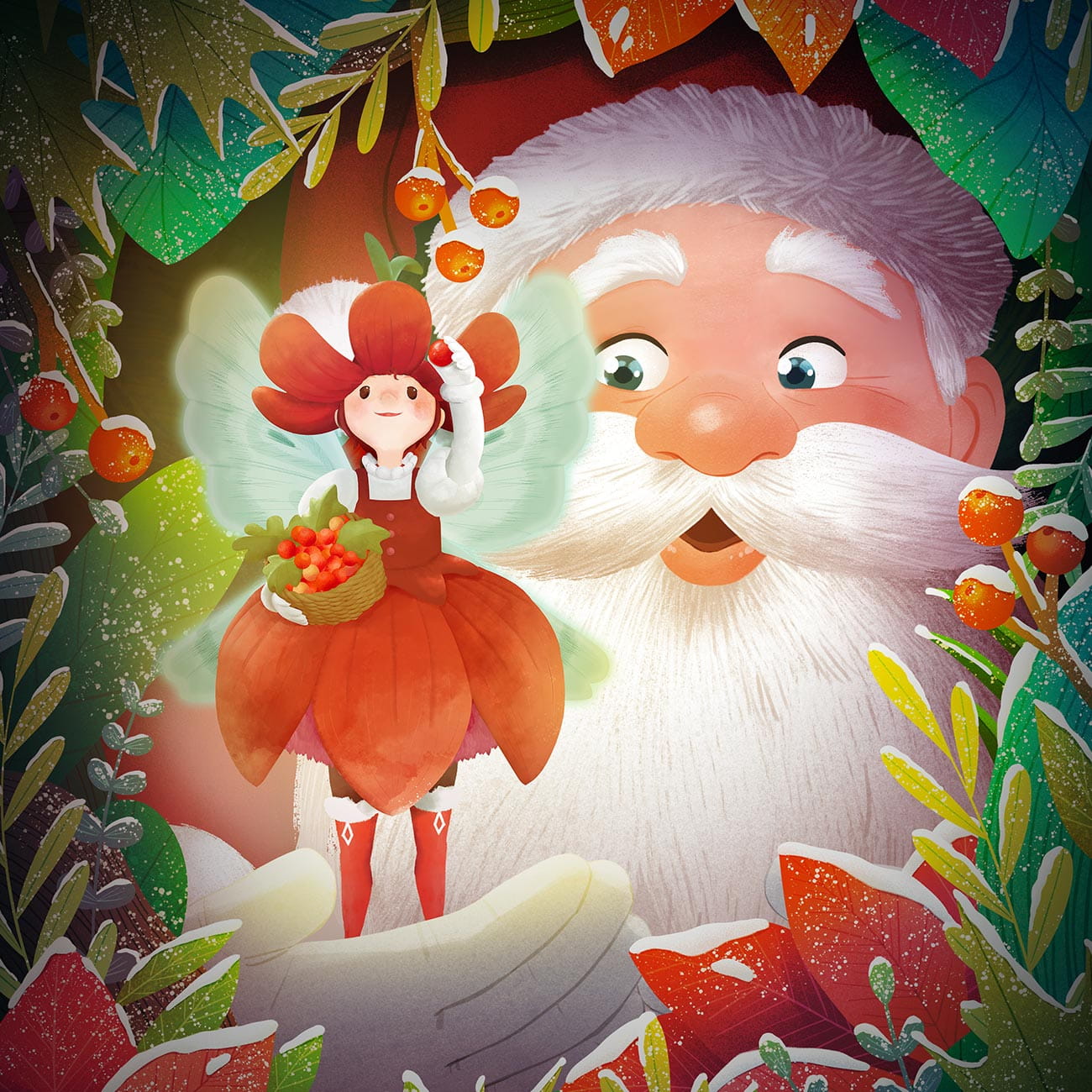 Pacific Place Christmas characters by illustrator Kim Minji