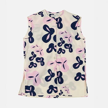 Marimekko Pudas Poiminto Cotton Poplin Oversized Tunic