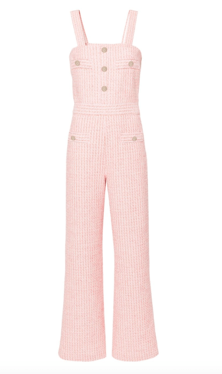 Maje Tweed Dungarees