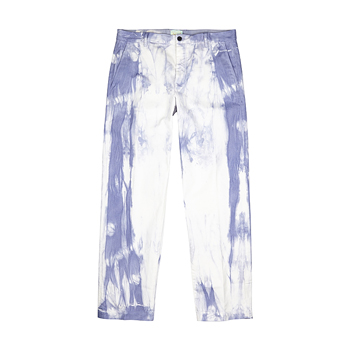 Aries Tie-Dyed Wide-Leg Cotton-Twill Trousers available at Harvey Nichols