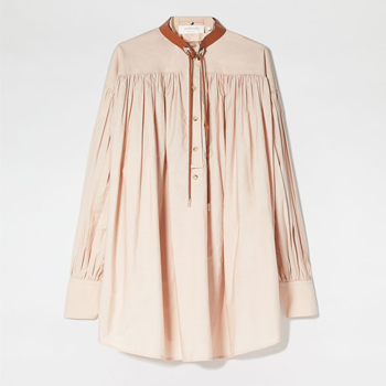 Sportmax Gathered Poplin Shirt