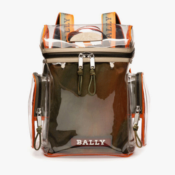 Bally Edger Poly Mix Backpack in Brown 