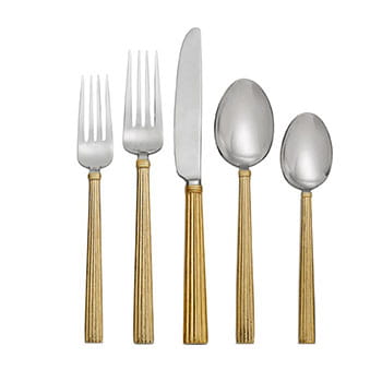 Michael Aram Wheat 5-Piece Flatware Set available from Lane Crawford
