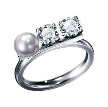 TASAKI Balance Diamonds Twin Ring