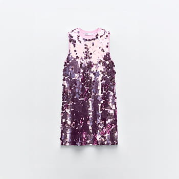 Zara Sequined Short Dress 
