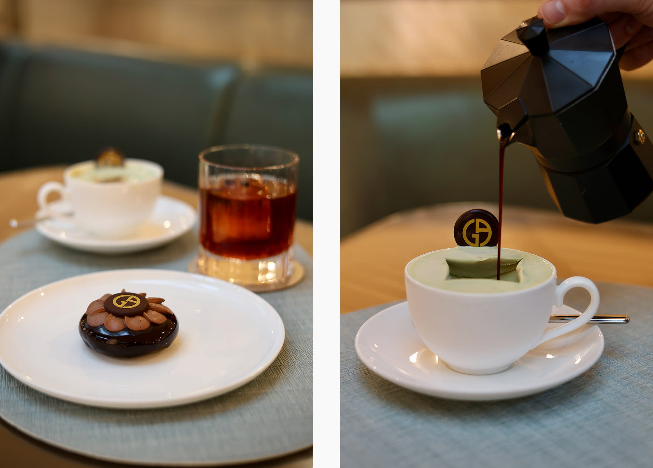 Food and drink at Armani Caffe Pacific Place
