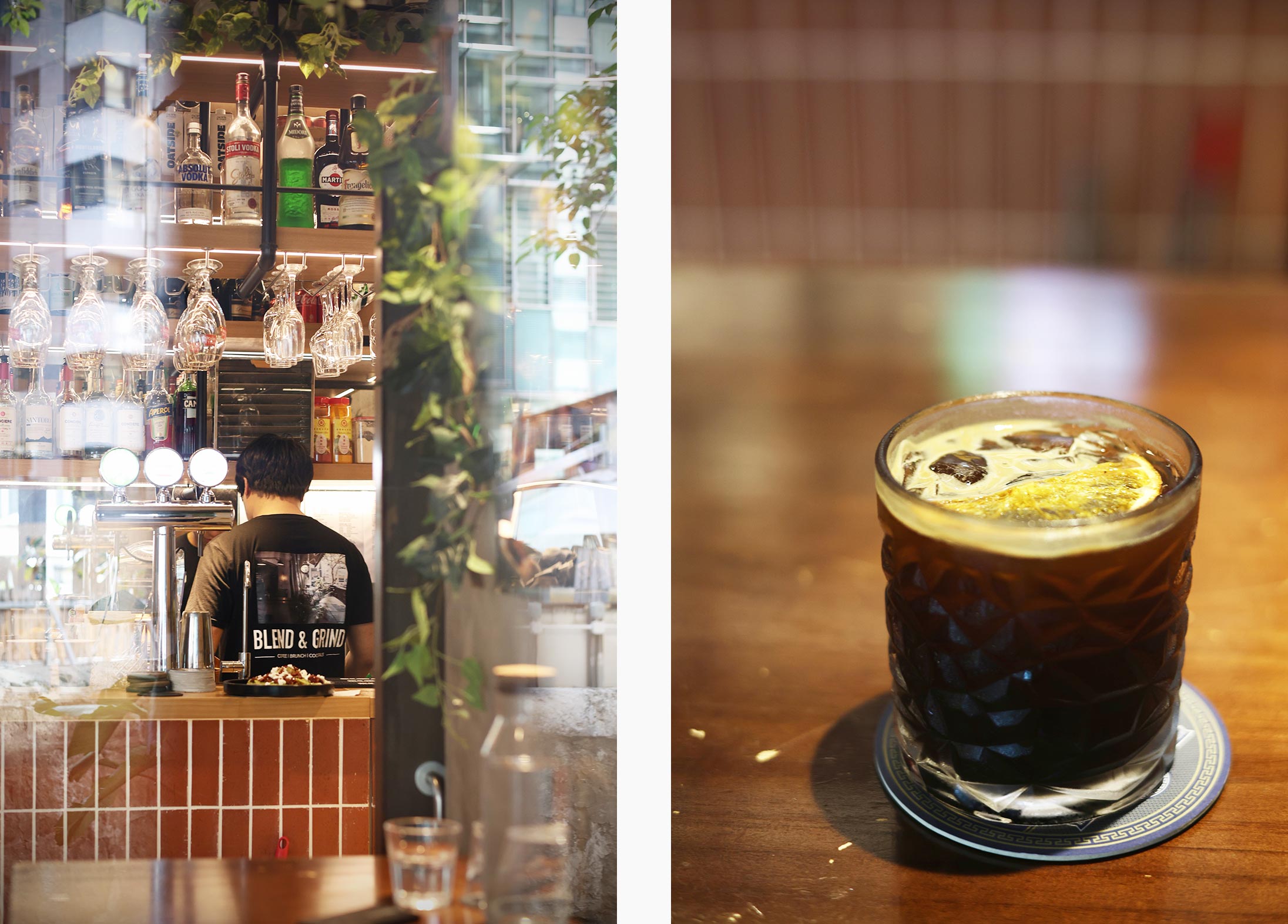 Food and drink at Blend & Grind Starstreet Precinct
