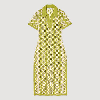 Sandro Crochet Tunic Dress