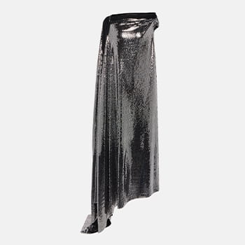 Balenciaga Minimal Gown in Black