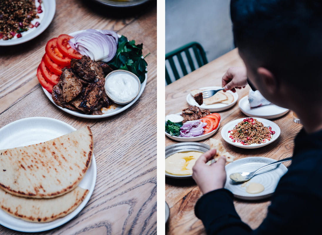 Sharing plates at Artemis & Apollo Hong Kong