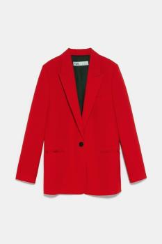 Zara Buttoned Blazer