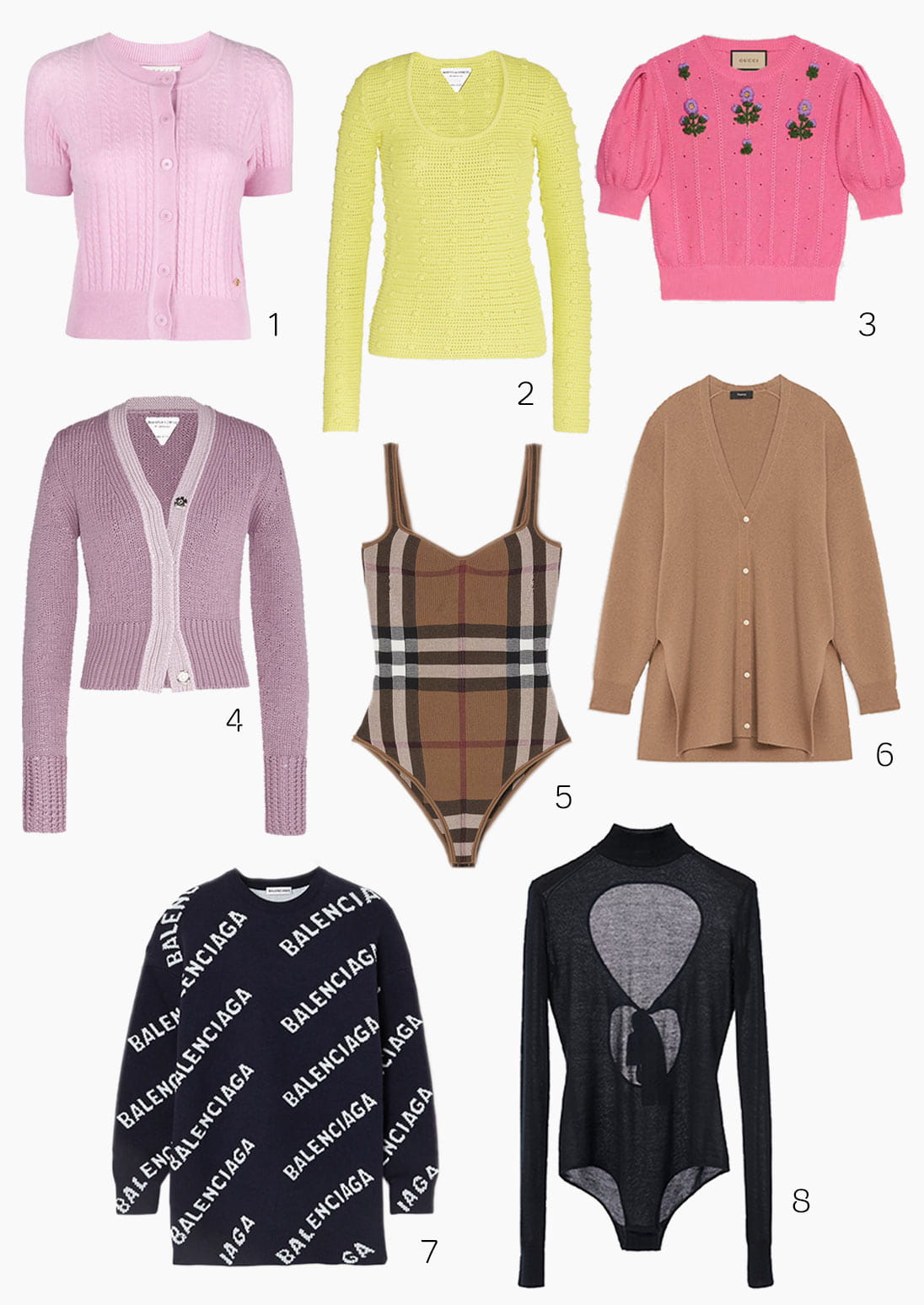 Fashion influencer Tasha Lam's picks of Autumn knitwear available at Pacific Place