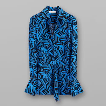 Chloé Long V-Neck Blouse