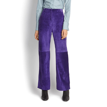 Salvatore Ferragamo Suede Trouser