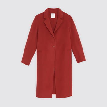 Sandro Double-Sided Wool Coat