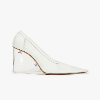 Sportmax Runway Transparent Wedge Pumps