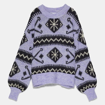 Zara Mohair and Wool Sweater