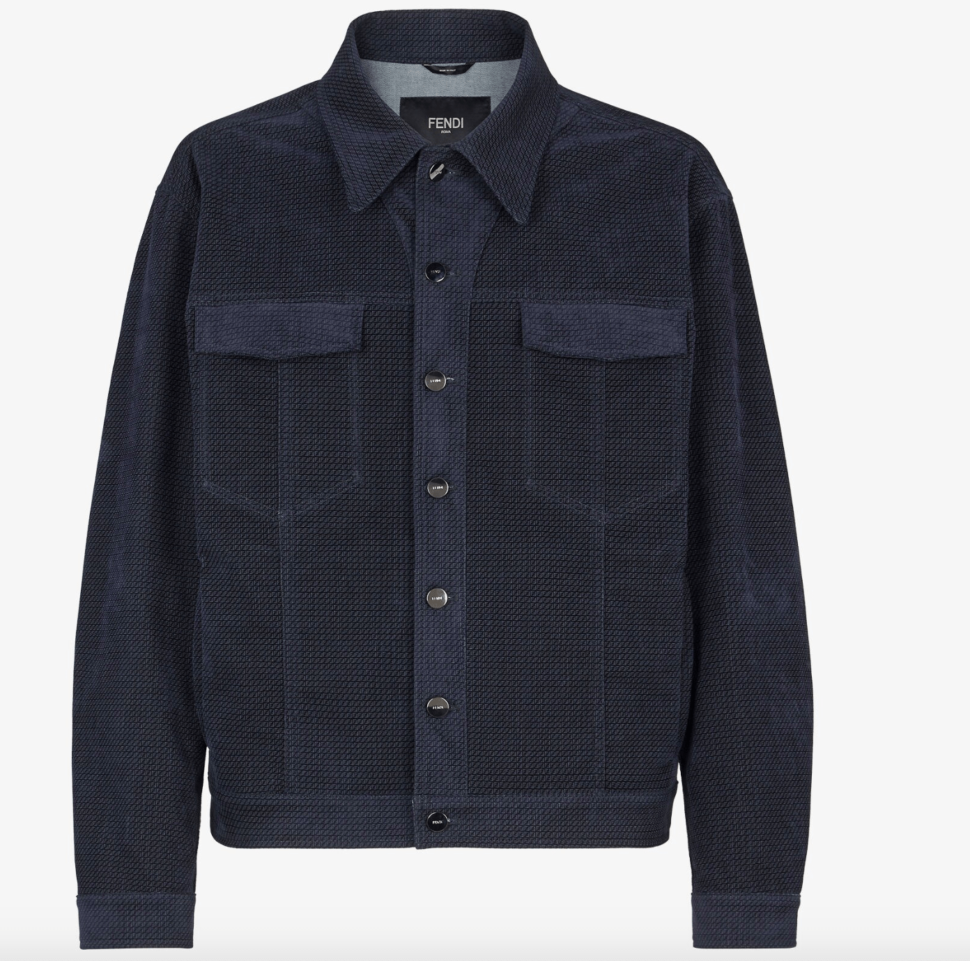 Fendi Men’s Blue Denim Jacket
