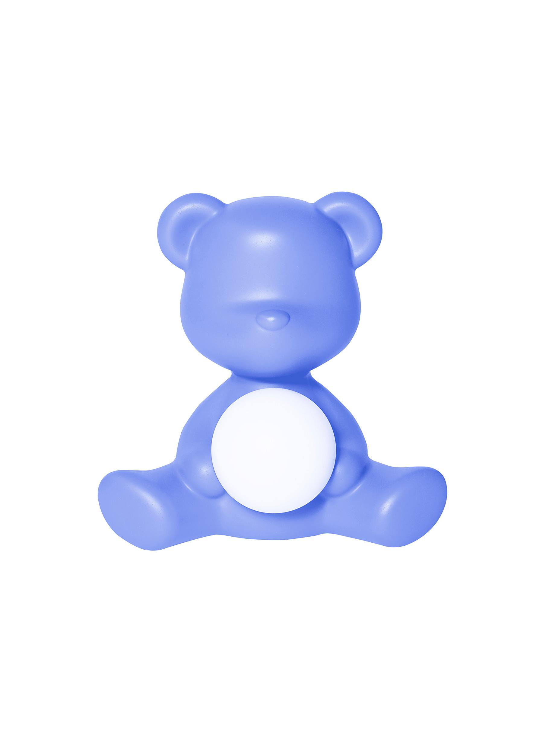 Qeeboo Teddy Girl Lamp in Light Blue available at Lane Crawford Home