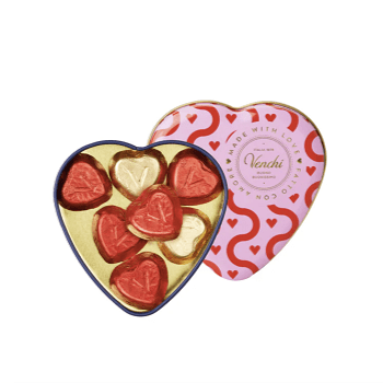 Venchi Valentine Small Heart Shape Tin