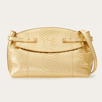 Ferragamo Hug Soft Crossbody Bag in Gold