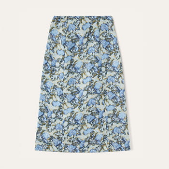 Loro Piana Halle Skirt in Beau Blue