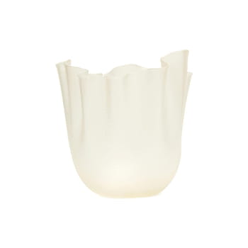 Venini Fazzoletto Opalini Frozen Vase in Crystal Gold Leaf available at Lane Crawford Home