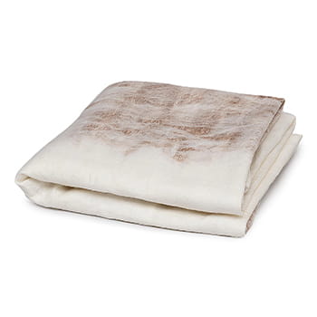 Baea Nuno’ Merino-Alpaca Wool Silk Blend Throw in White Sand available at Lane Crawford Home