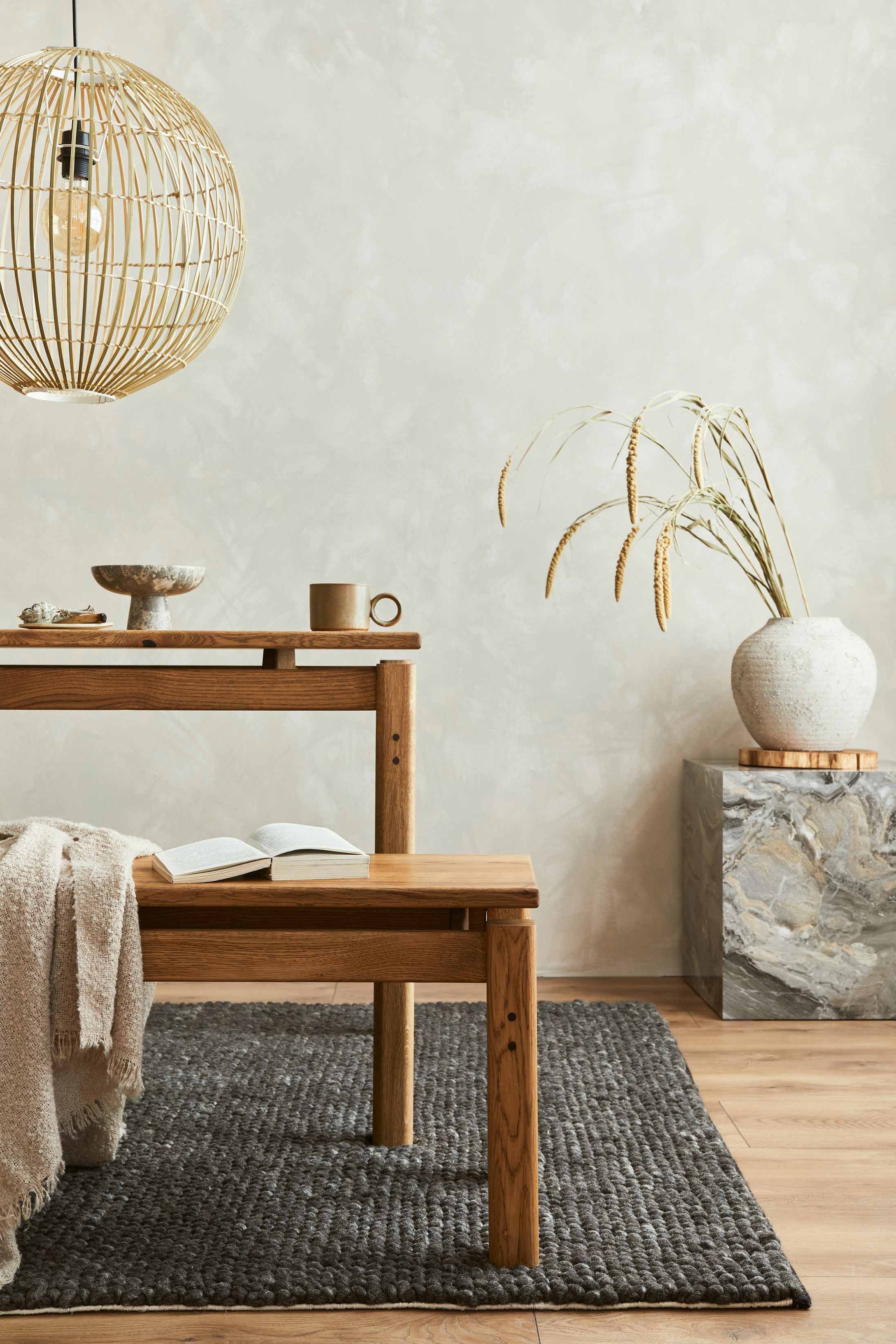 A wabi-sabi room