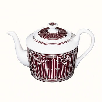 Hermes H Deco Rouge Teapot