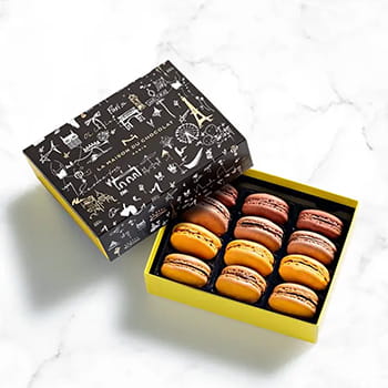 La Maison du Chocolat Marvelously Paris Macarons Gift Box 12 Pieces