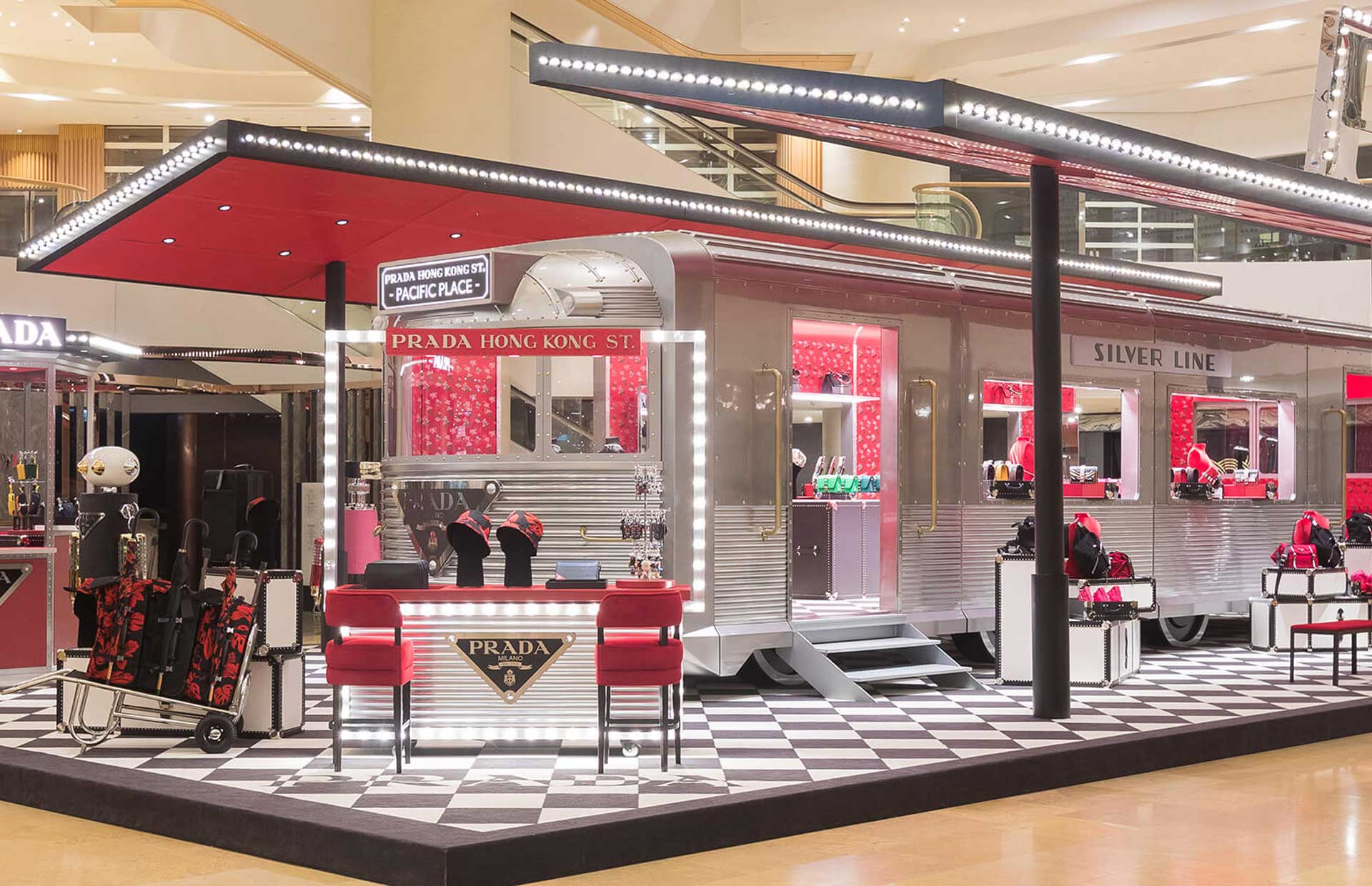Pacific Place Prada Silver Line