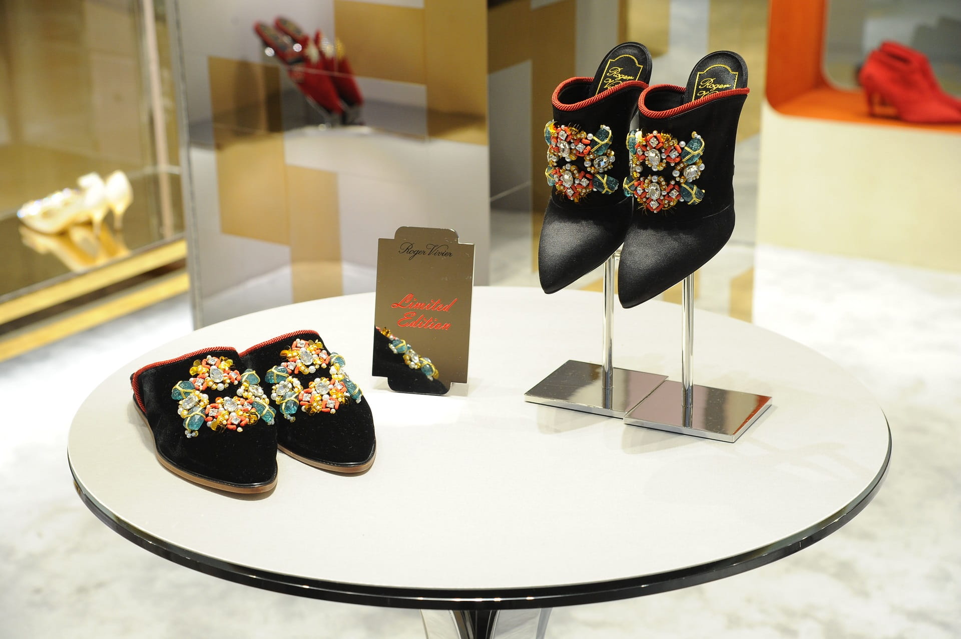 Two pair of Roger Vivier shoeses 
