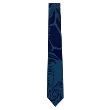 Hermès Tie in Dip-Dye Silk Twill