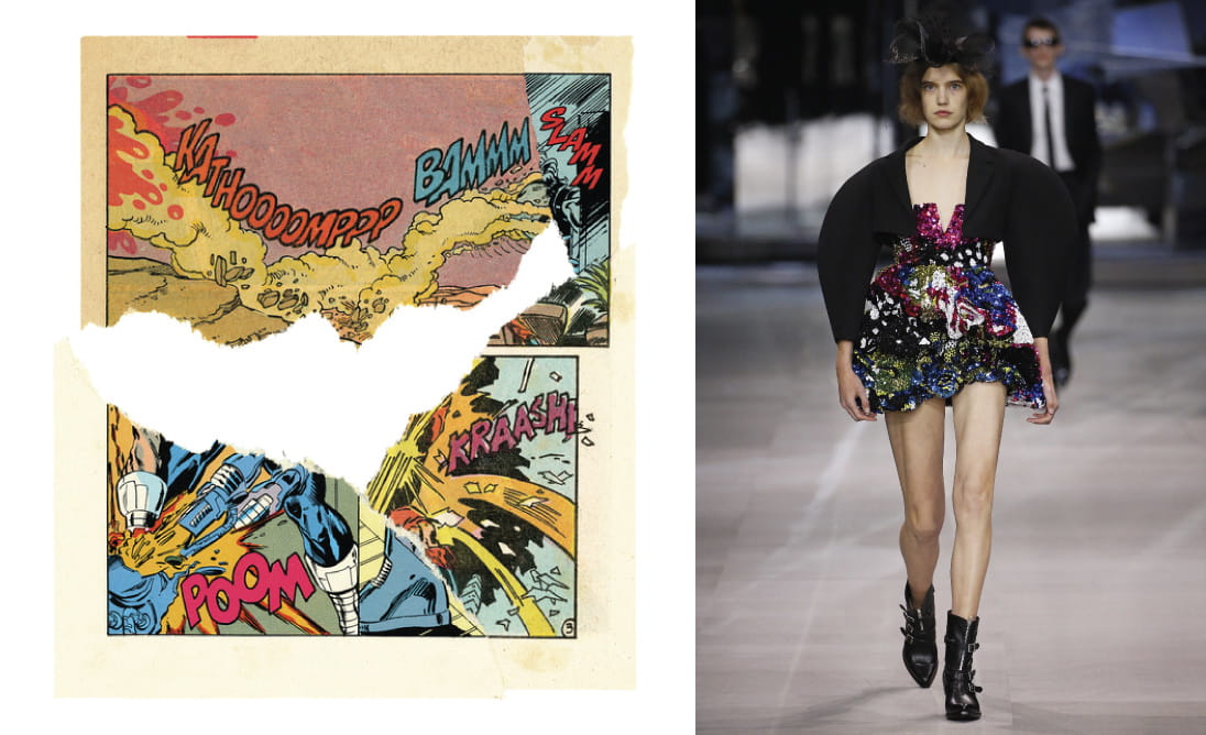 Celine's art-fashion looks