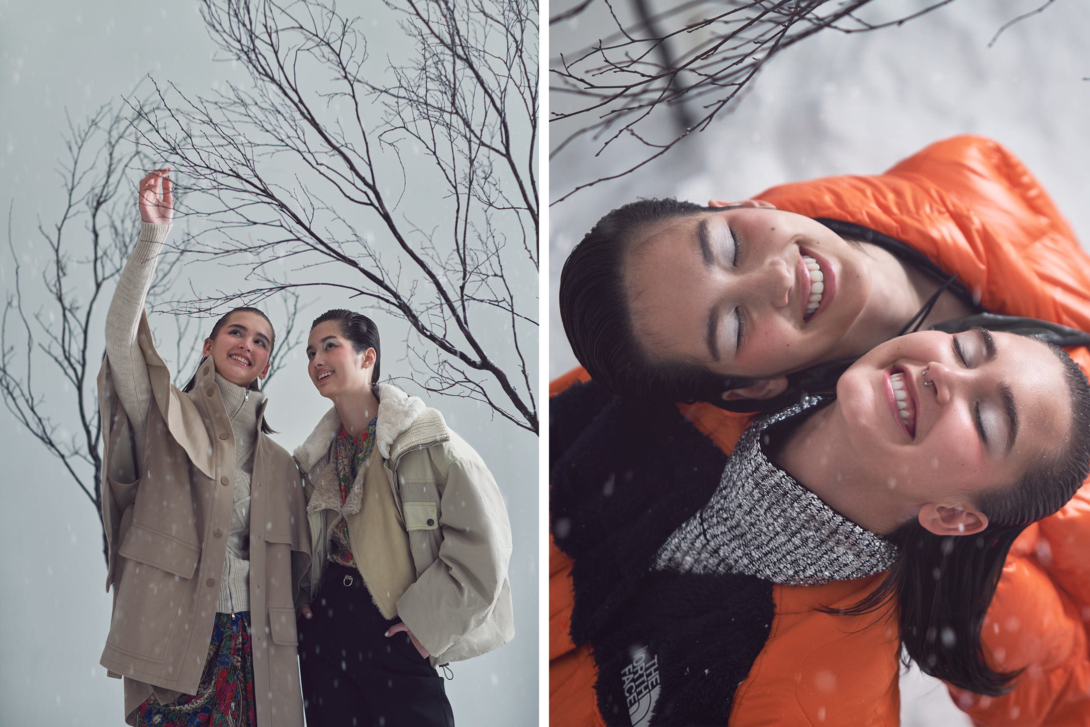 Models post in Isabel Marant, Hermès, The North Face and Moncler available at Pacific Place