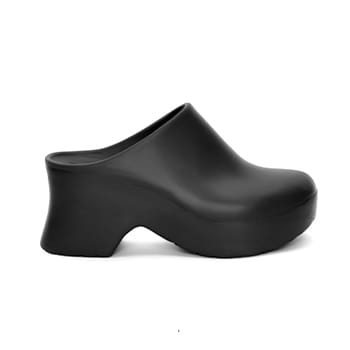 LOEWE Terra Foam Clog in Light Foam Rubber in Black