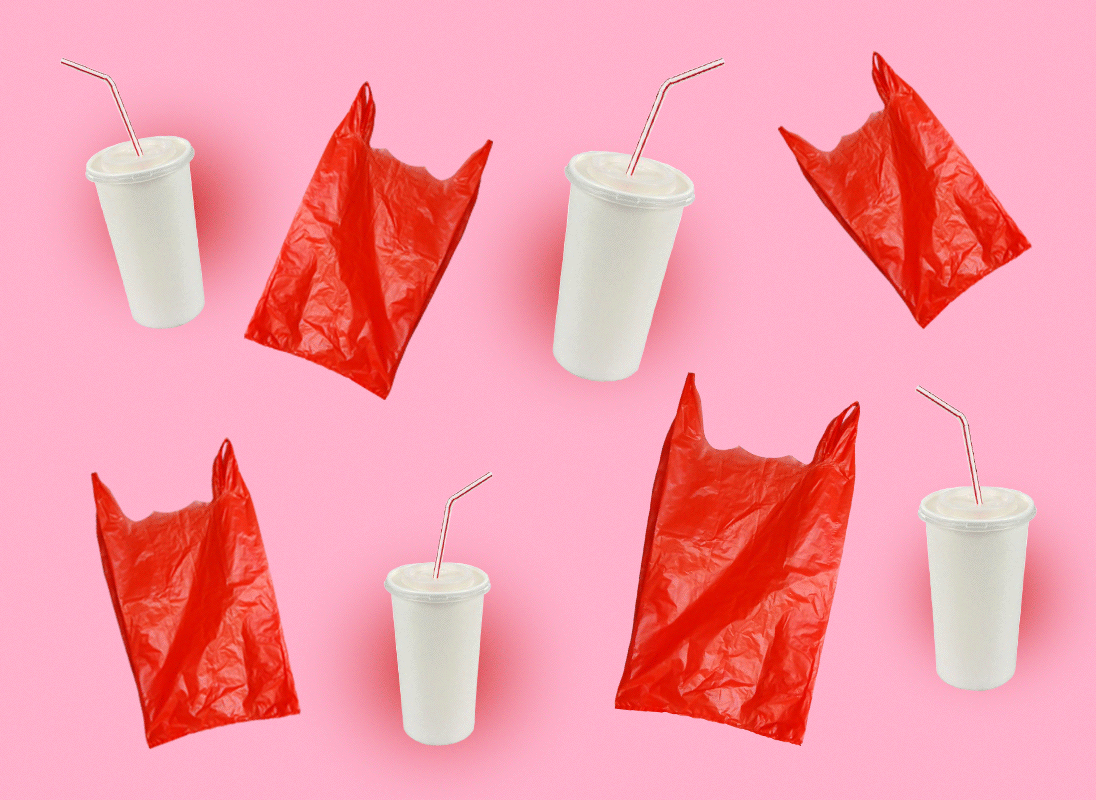 By cutting down on plastic bags, straws, drink lids and takeaway containers we can all make a difference 